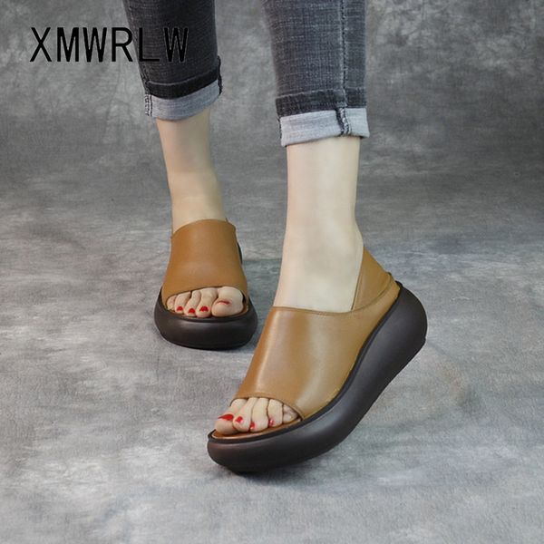 xmwrlw women's sandals 2020 summer genuine leather retro ladies shoes women handmade sandals thick sole summer woman shoes, Black
xmwrlw women's sandals 2020 summer genuine leather retro ladies shoes women handmade sandals thick sole summer woman shoes, Black