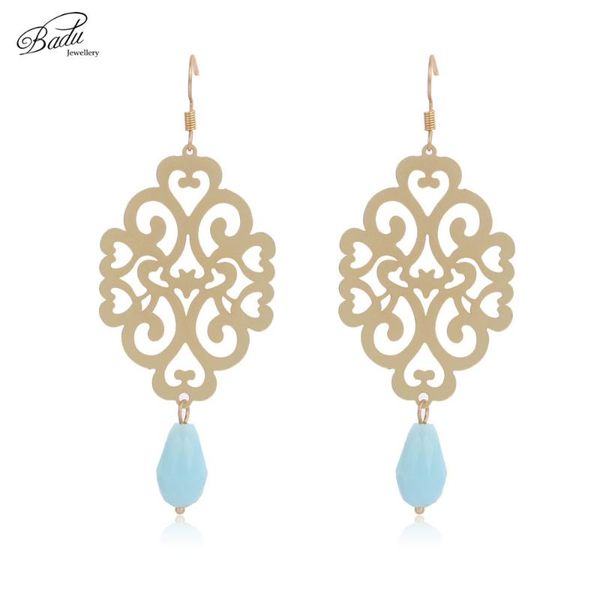 badu gold drop earring copper hollow out women vintage dangle earrings sky blue crystal pendant fashion jewelry drop shipping, Silver
badu gold drop earring copper hollow out women vintage dangle earrings sky blue crystal pendant fashion jewelry drop shipping, Silver