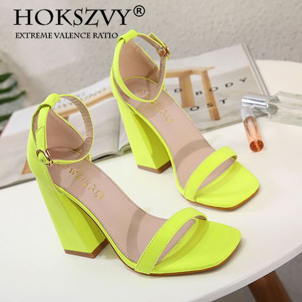 hoksvzy 2020 summer thick heel fluorescent women's shoes high heel square head hollow word buckle women's sandals cwf, Black
hoksvzy 2020 summer thick heel fluorescent women's shoes high heel square head hollow word buckle women's sandals cwf, Black