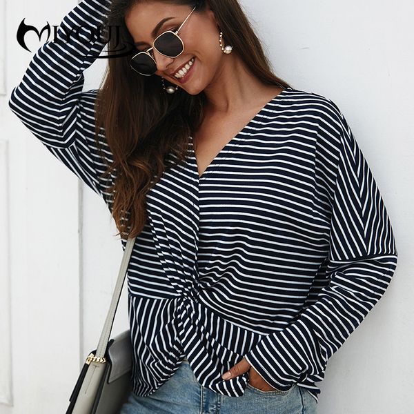 women's sweaters miyouj stripe deep v neck pullover 2021 elasticity casual loose knitted shirts women clothes streetwear woman top, White;black
women's sweaters miyouj stripe deep v neck pullover 2021 elasticity casual loose knitted shirts women clothes streetwear woman top, White;black