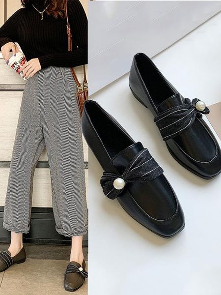 casual woman shoe british style bow-knot women shoes 2020 female footwear square toe all-match oxfords women's preppy butterfly, Black
casual woman shoe british style bow-knot women shoes 2020 female footwear square toe all-match oxfords women's preppy butterfly, Black
