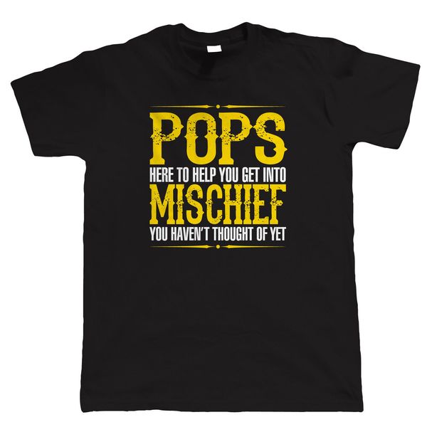 pops mischief mens funny t shirt, fathers day birthday gift for grandad dad men 2019 new short sleeve cotton print men t shirts
pops mischief mens funny t shirt, fathers day birthday gift for grandad dad men 2019 new short sleeve cotton print men t shirts