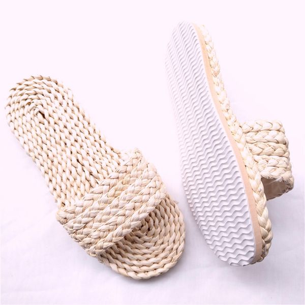 jarycorn 2020 summer handwoven seagrass slippers for women straw sandals home shoes handmade men's straw slippers, Black 
jarycorn 2020 summer handwoven seagrass slippers for women straw sandals home shoes handmade men's straw slippers, Black