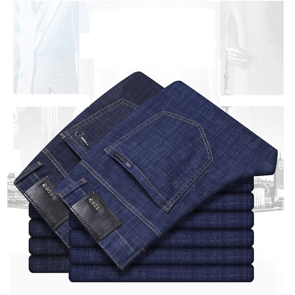 men's jeans 2021 autumn winter business straight loose casual trousers stretch middle-aged long pants denim, Blue
men's jeans 2021 autumn winter business straight loose casual trousers stretch middle-aged long pants denim, Blue
