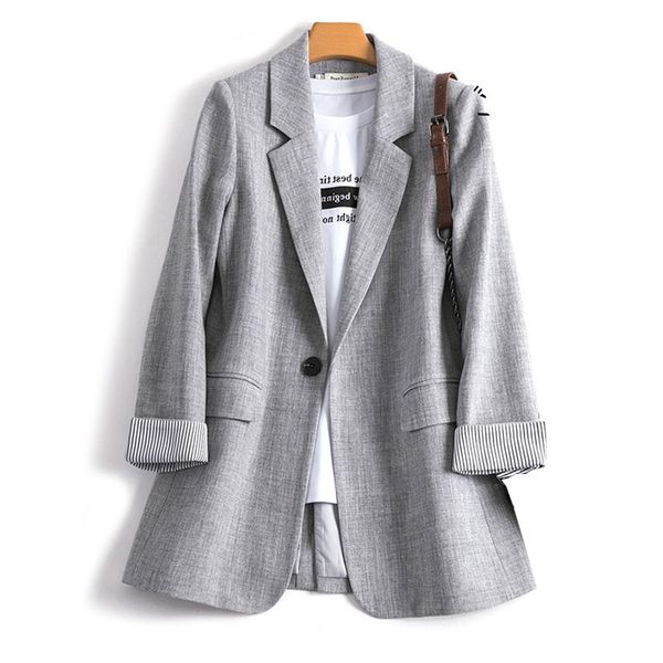 women's suits & blazers 2021 women blazer coat spring autumn jacket overcoat black coats and jackets hk380, White;black
women's suits & blazers 2021 women blazer coat spring autumn jacket overcoat black coats and jackets hk380, White;black