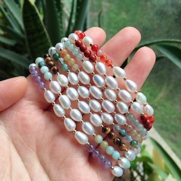 4mm natural gems stone strand bracelet small rice white pearl beaded adjustable braided bracelets for women girl healing jewelry, Golden;silver
4mm natural gems stone strand bracelet small rice white pearl beaded adjustable braided bracelets for women girl healing jewelry, Golden;silver
