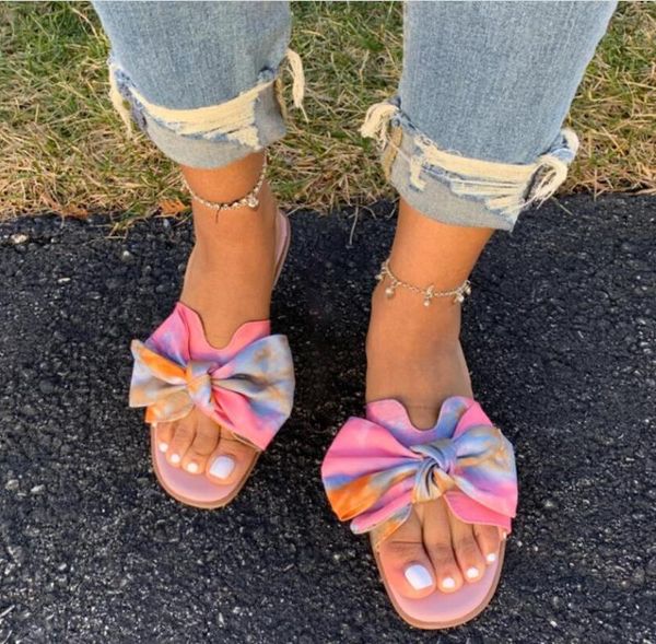 2020 new women slippers summer rainbow bowknot sandals flat ladies shoes fashion leisure beach flip-flops non slip, Black
2020 new women slippers summer rainbow bowknot sandals flat ladies shoes fashion leisure beach flip-flops non slip, Black