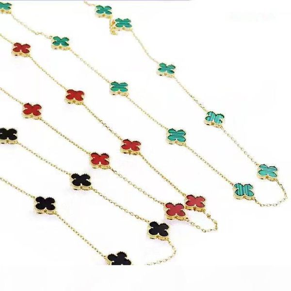 stainless steel jewelry 20 flower designer necklace luxury designer jewelry women necklace sweater chain long chain, Silver
stainless steel jewelry 20 flower designer necklace luxury designer jewelry women necklace sweater chain long chain, Silver
