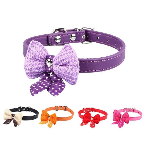 pet dog puppy pu кожа шеи воротник вязаные лук bowknot малый bow tie цвета воротник для кошек размер xs s
pet dog puppy pu кожа шеи воротник вязаные лук bowknot малый bow tie цвета воротник для кошек размер xs s