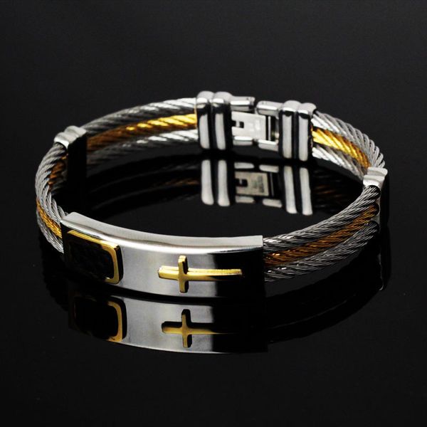 braceleta djustable steel color cross bracelets mens stainless steel charm chains bracelets fashion man chain hand gifts for men, Black
braceleta djustable steel color cross bracelets mens stainless steel charm chains bracelets fashion man chain hand gifts for men, Black