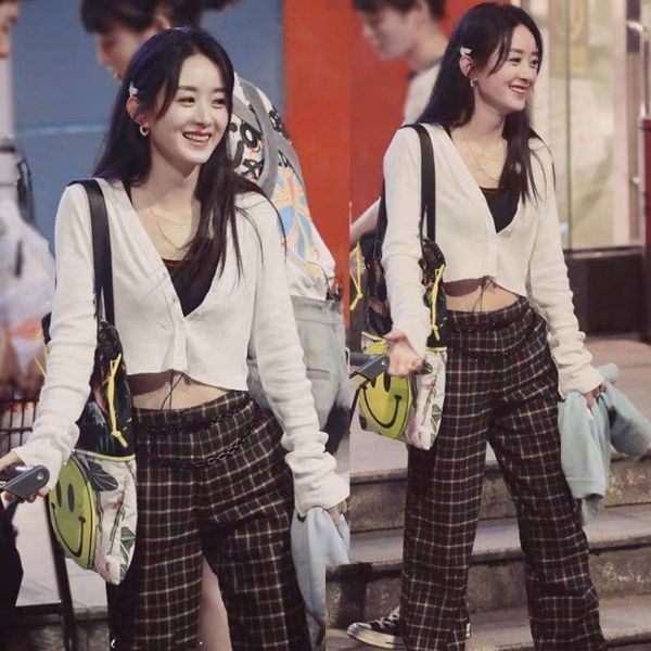 zhao liying's white coat cardigan v-neck open waist with long sleeve zhao liying's white coat t-shirt cardigan v-neck open waist t, White;black
zhao liying's white coat cardigan v-neck open waist with long sleeve zhao liying's white coat t-shirt cardigan v-neck open waist t, White;black