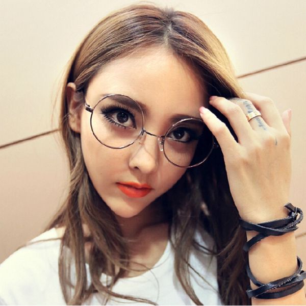 2020 new women man round glasses metal frame designer clear lens nerd geek eyewear, Silver
2020 new women man round glasses metal frame designer clear lens nerd geek eyewear, Silver