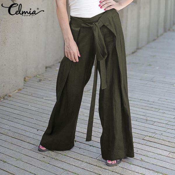 women's pants & capris stylish women long pant celmia vintage casual solid office work trousers autumn wide leg pantalon femme linen co, Black;white
women's pants & capris stylish women long pant celmia vintage casual solid office work trousers autumn wide leg pantalon femme linen co, Black;white