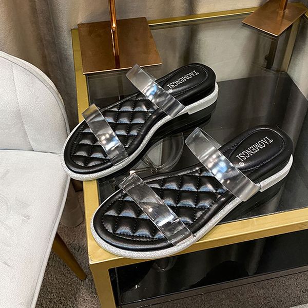 fashion woman transparent sandals wear-resistant beef tendon floral button shoes beach vacation wear, Black
fashion woman transparent sandals wear-resistant beef tendon floral button shoes beach vacation wear, Black