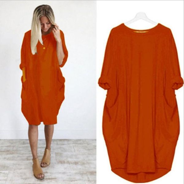 europe loose plus size women dress tide patchwork a line pullover pocket design 2020 summer new small fresh dress pregnant women preferred, Black;gray
europe loose plus size women dress tide patchwork a line pullover pocket design 2020 summer new small fresh dress pregnant women preferred, Black;gray