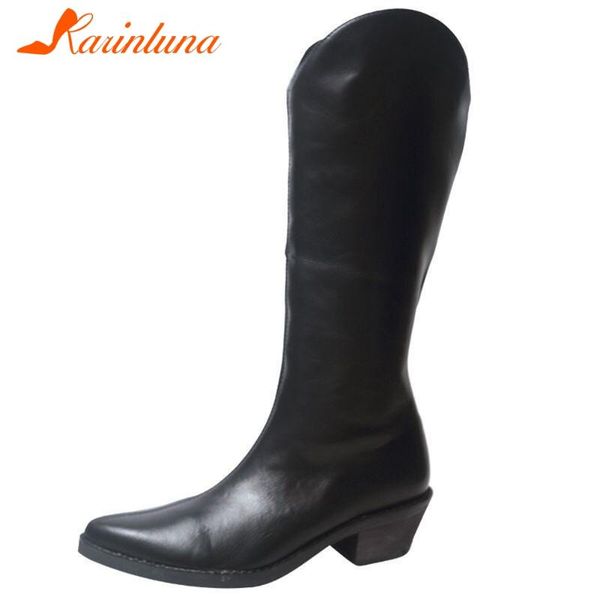 karin big size 35-43 female mid calf boots zip pointed toe square hiugh heels boots women 2020 autun concise shoes woman, Black
karin big size 35-43 female mid calf boots zip pointed toe square hiugh heels boots women 2020 autun concise shoes woman, Black
