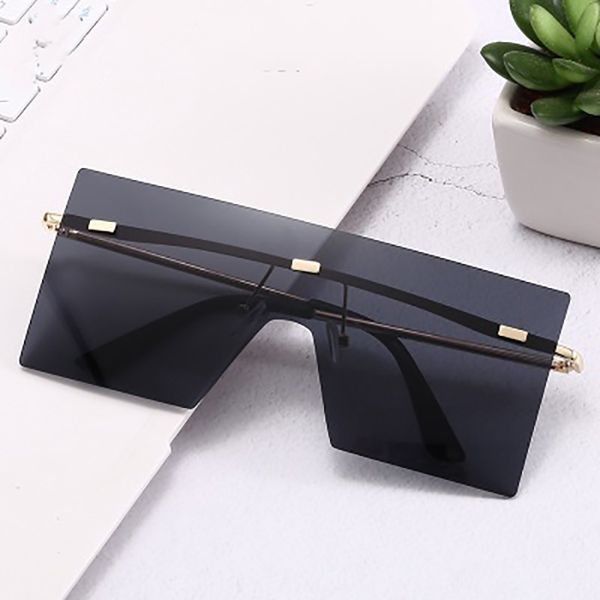 new fashion large rectangle sunglasses women rimless square sun glasses for women 2020 summer style female uv400 blue pink, White;black
new fashion large rectangle sunglasses women rimless square sun glasses for women 2020 summer style female uv400 blue pink, White;black
