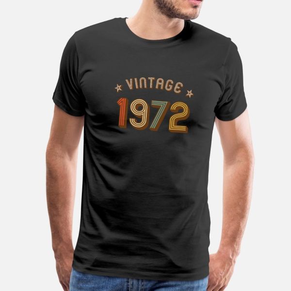 1972 vintage retro year of birth birthday t shirt men custom tee shirt o-neck original famous authentic summer style leisure shirt, White;black
1972 vintage retro year of birth birthday t shirt men custom tee shirt o-neck original famous authentic summer style leisure shirt, White;black