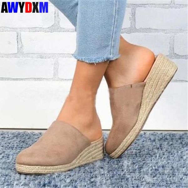 wedge sandals women 2020 summer shoes woman round head weave platform sandals ladies casual beach slides female 34-43, Black
wedge sandals women 2020 summer shoes woman round head weave platform sandals ladies casual beach slides female 34-43, Black