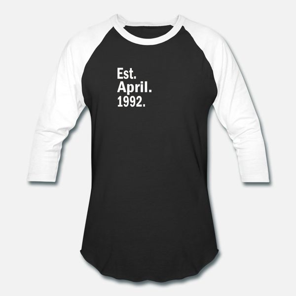 est апрель 1992 т рубашки мужчины designs хлопок плюс размер 3xl новизна fit юмор весна letters рубашки, White;black
est апрель 1992 т рубашки мужчины designs хлопок плюс размер 3xl новизна fit юмор весна letters рубашки, White;black