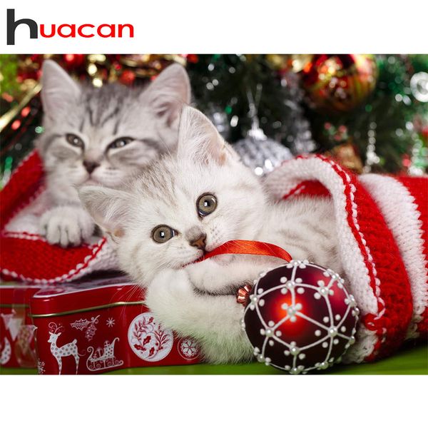 huacan diamond painting kit christmas decorations for home animal mosaic picture of rhinestones cat handmade gift
huacan diamond painting kit christmas decorations for home animal mosaic picture of rhinestones cat handmade gift