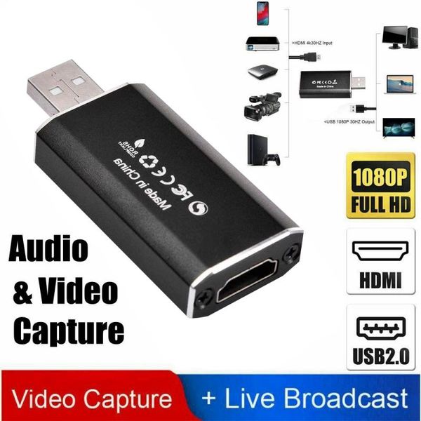 usb 2.0 1-channel mini hd 1080p hdmi video capture card live recording box supports obs for pc game/video/live broadcast
usb 2.0 1-channel mini hd 1080p hdmi video capture card live recording box supports obs for pc game/video/live broadcast