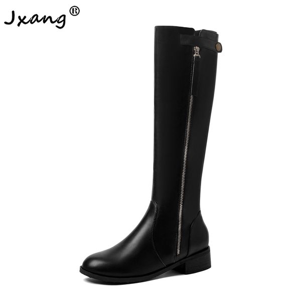 jxang new fashion long boots for women stovepipe long boots knee high heels women size 34-43, Black
jxang new fashion long boots for women stovepipe long boots knee high heels women size 34-43, Black