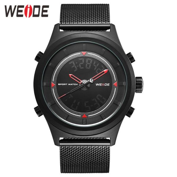 weide watch men casual quartz digital watch movement sports army calender steel mesh wristwatch relogio men, Slivery;brown
weide watch men casual quartz digital watch movement sports army calender steel mesh wristwatch relogio men, Slivery;brown