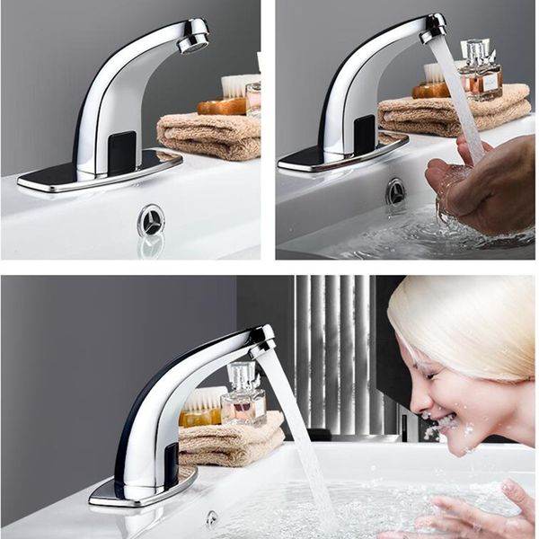 & cold bathroom automatic touch sensor faucets water saving inductive electric water tap mixer battery power
& cold bathroom automatic touch sensor faucets water saving inductive electric water tap mixer battery power