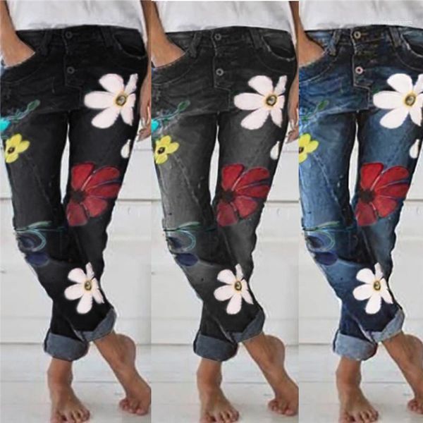 elastic slim straight jeans high waist buttons fashionable women trousers women floral denim jeans pants casual, Blue
elastic slim straight jeans high waist buttons fashionable women trousers women floral denim jeans pants casual, Blue