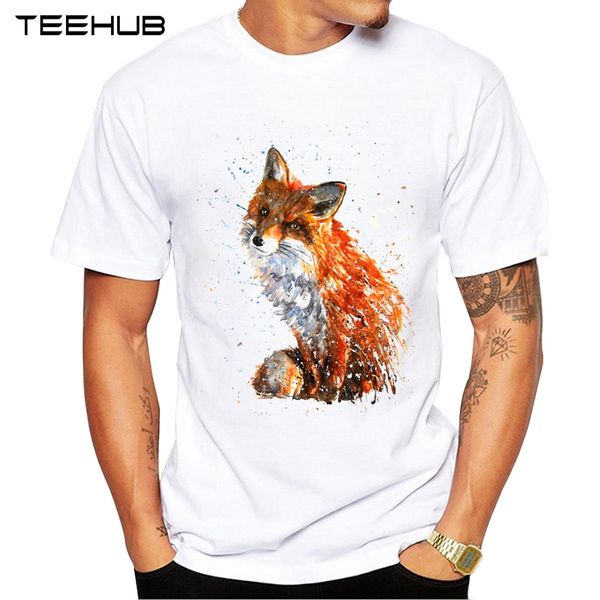 2019 teehub men's fashion watercolor fox printed short sleeve t-shirt hipster o-neck design cool desgin tee
2019 teehub men's fashion watercolor fox printed short sleeve t-shirt hipster o-neck design cool desgin tee