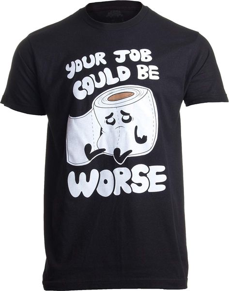 ann arbor t-shirt co. job could be worse | inappropriate funny toilet humor joke pun men t-shirtround neck t-shirts
ann arbor t-shirt co. job could be worse | inappropriate funny toilet humor joke pun men t-shirtround neck t-shirts