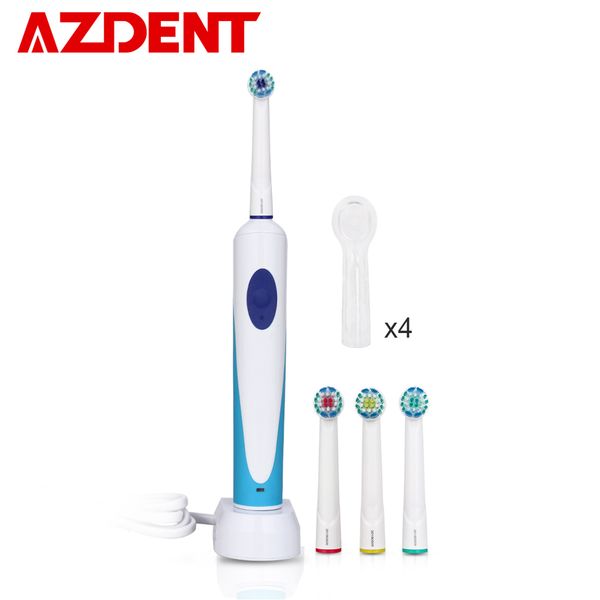 AZDENT New Rotating Electric Toothbrush Rechargeable Charging with 4pcs Heads Rotary Teeth Tooth Brush Deep Cleaning Oral Care
AZDENT New Rotating Electric Toothbrush Rechargeable Charging with 4pcs Heads Rotary Teeth Tooth Brush Deep Cleaning Oral Care