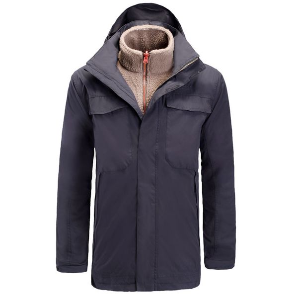 outdoor men's removable shoulder raincoat jacket two-piece set three-in-one breathable windproof water resistant work clothes sk, Blue;black
outdoor men's removable shoulder raincoat jacket two-piece set three-in-one breathable windproof water resistant work clothes sk, Blue;black