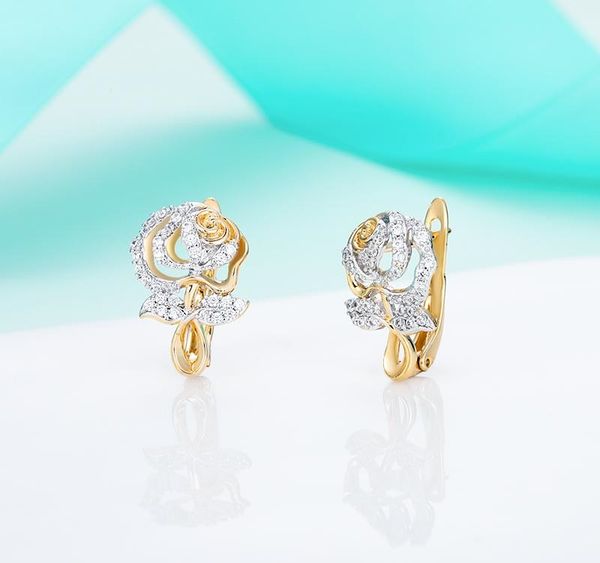 maikale rose flower cubic zirconia stud earrings gold color shiny cz crystal earrings for women fine jewelry wedding party01, Golden;silver
maikale rose flower cubic zirconia stud earrings gold color shiny cz crystal earrings for women fine jewelry wedding party01, Golden;silver