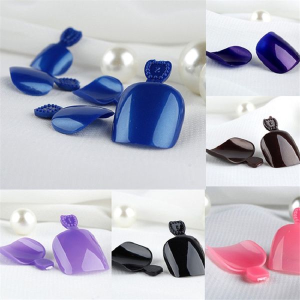 24pcs fake toe nails full cover solid color false nails pre-designed toe artificial nail art tips purple pink black red toenails, Red;gold
24pcs fake toe nails full cover solid color false nails pre-designed toe artificial nail art tips purple pink black red toenails, Red;gold