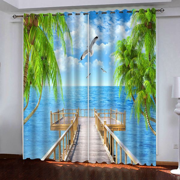 3d curtain p view of the sea view bridge coconut tree curtains for bedroom living room blackout window home decor
3d curtain p view of the sea view bridge coconut tree curtains for bedroom living room blackout window home decor