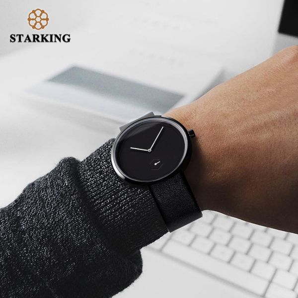starking famous watches men black leather 40mm watch man 3atm fashion casual quartz sport watch clock men 2020 hodinky, Slivery;brown
starking famous watches men black leather 40mm watch man 3atm fashion casual quartz sport watch clock men 2020 hodinky, Slivery;brown