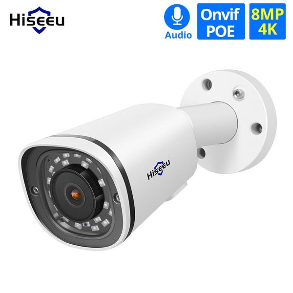 hiseeu 4k 8mp poe ip camera waterproof audio record video surveillance security cctv camera for poe nvr 48v onvif h.265
hiseeu 4k 8mp poe ip camera waterproof audio record video surveillance security cctv camera for poe nvr 48v onvif h.265