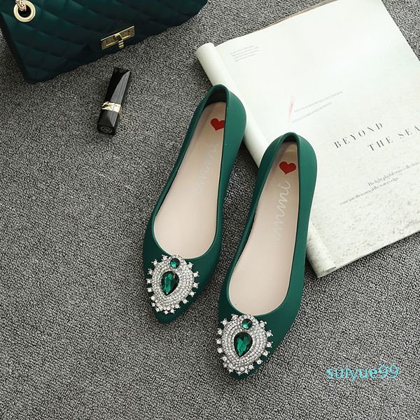 soft jelly shoes candy color pointed toe flats glitter crystal shallow non-slip loafers lazy slip-on soft soled espadrilles, Black
soft jelly shoes candy color pointed toe flats glitter crystal shallow non-slip loafers lazy slip-on soft soled espadrilles, Black