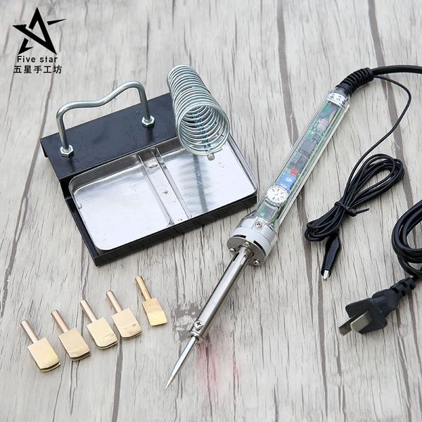 leather edge banding tool electric iron brass head sealing edge for leathercraft press side drum and twist groove iron frame
leather edge banding tool electric iron brass head sealing edge for leathercraft press side drum and twist groove iron frame