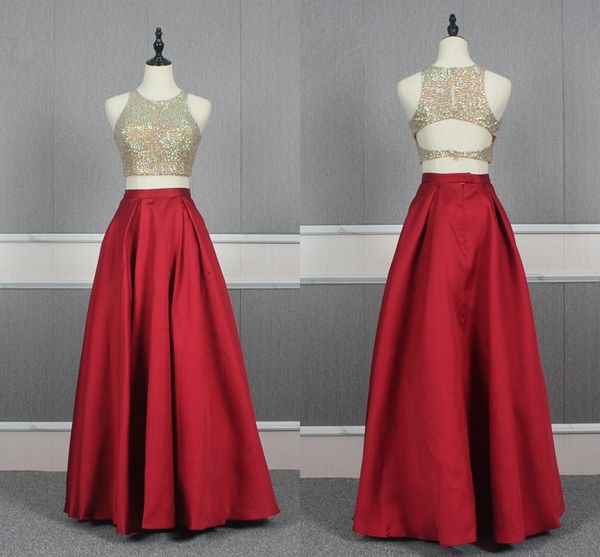 2 pieces red prom dress long a-line 2021 beaded high jewel zipper satin dress evening wear formal party gowns long pageant vestidos de, Black
2 pieces red prom dress long a-line 2021 beaded high jewel zipper satin dress evening wear formal party gowns long pageant vestidos de, Black
