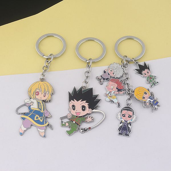 the latest anime cartoon jay kurapika character combination key chain for women men car keyring llavero gift, Silver
the latest anime cartoon jay kurapika character combination key chain for women men car keyring llavero gift, Silver