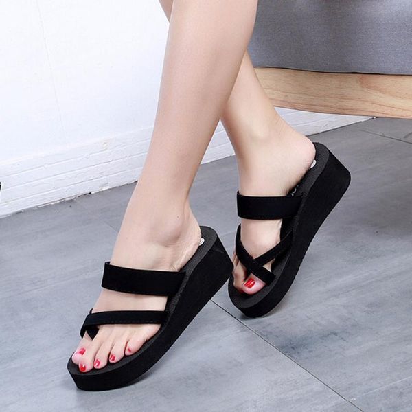 womens summer flip flops casual slippers flat women shoes sandals rosa beach open toe shoes #a40, Black
womens summer flip flops casual slippers flat women shoes sandals rosa beach open toe shoes #a40, Black