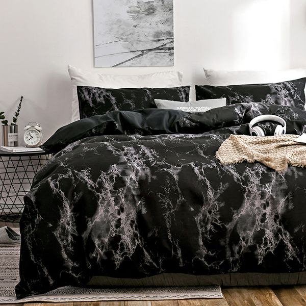 black marble pattern bedding sets duvet cover set 2/3pcs bed set twin double quilt cover bed linen (no sheet no filling
black marble pattern bedding sets duvet cover set 2/3pcs bed set twin double quilt cover bed linen (no sheet no filling
