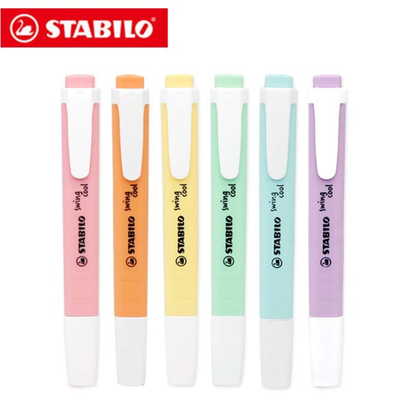 highlighters 275 pastel markers swan swing 6 colors single text focus marker pens for school office 1pcs, Black;red
highlighters 275 pastel markers swan swing 6 colors single text focus marker pens for school office 1pcs, Black;red