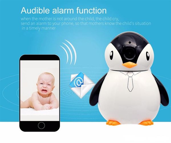 penguin baby monitor ip camera hd 960p 1.3mp full view cctv mini camera wireless network home security wifi camera alarm
penguin baby monitor ip camera hd 960p 1.3mp full view cctv mini camera wireless network home security wifi camera alarm