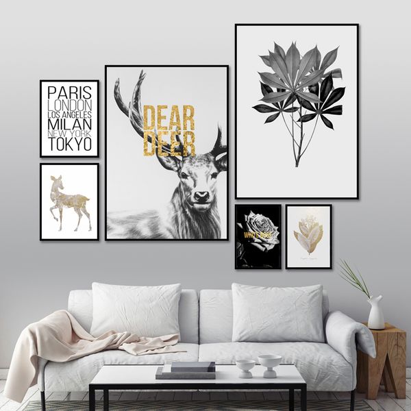 black white flower leaf plant deer abstract poster nordic wall art canvas print painting decoration picture living room decor
black white flower leaf plant deer abstract poster nordic wall art canvas print painting decoration picture living room decor