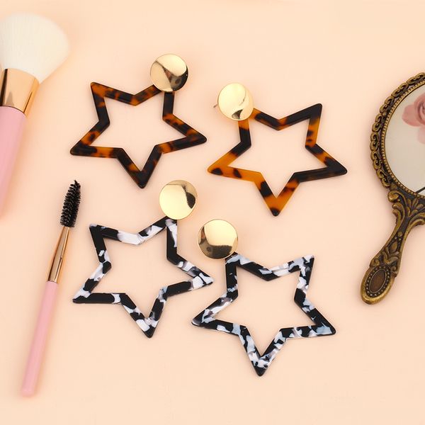 europe and america fashion acrylic hoop earrings big star leopard earrings for women 2020 ers-p10, Silver
europe and america fashion acrylic hoop earrings big star leopard earrings for women 2020 ers-p10, Silver