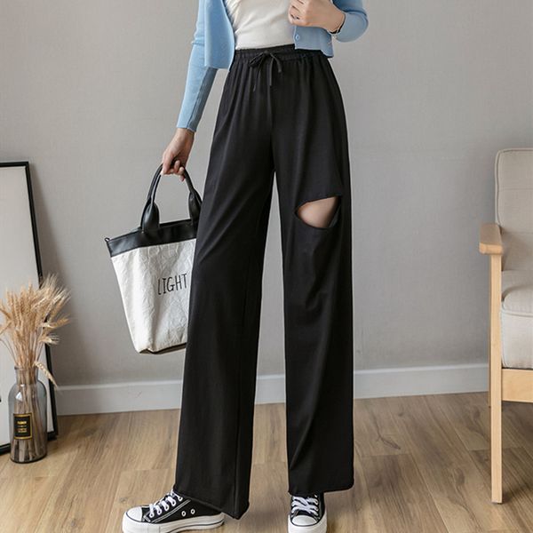 blackday sweatpants women clothes ripped pants streetwear 2020 summer fashion korean style wide leg harajuku baggy black high waisted, Black;white
blackday sweatpants women clothes ripped pants streetwear 2020 summer fashion korean style wide leg harajuku baggy black high waisted, Black;white